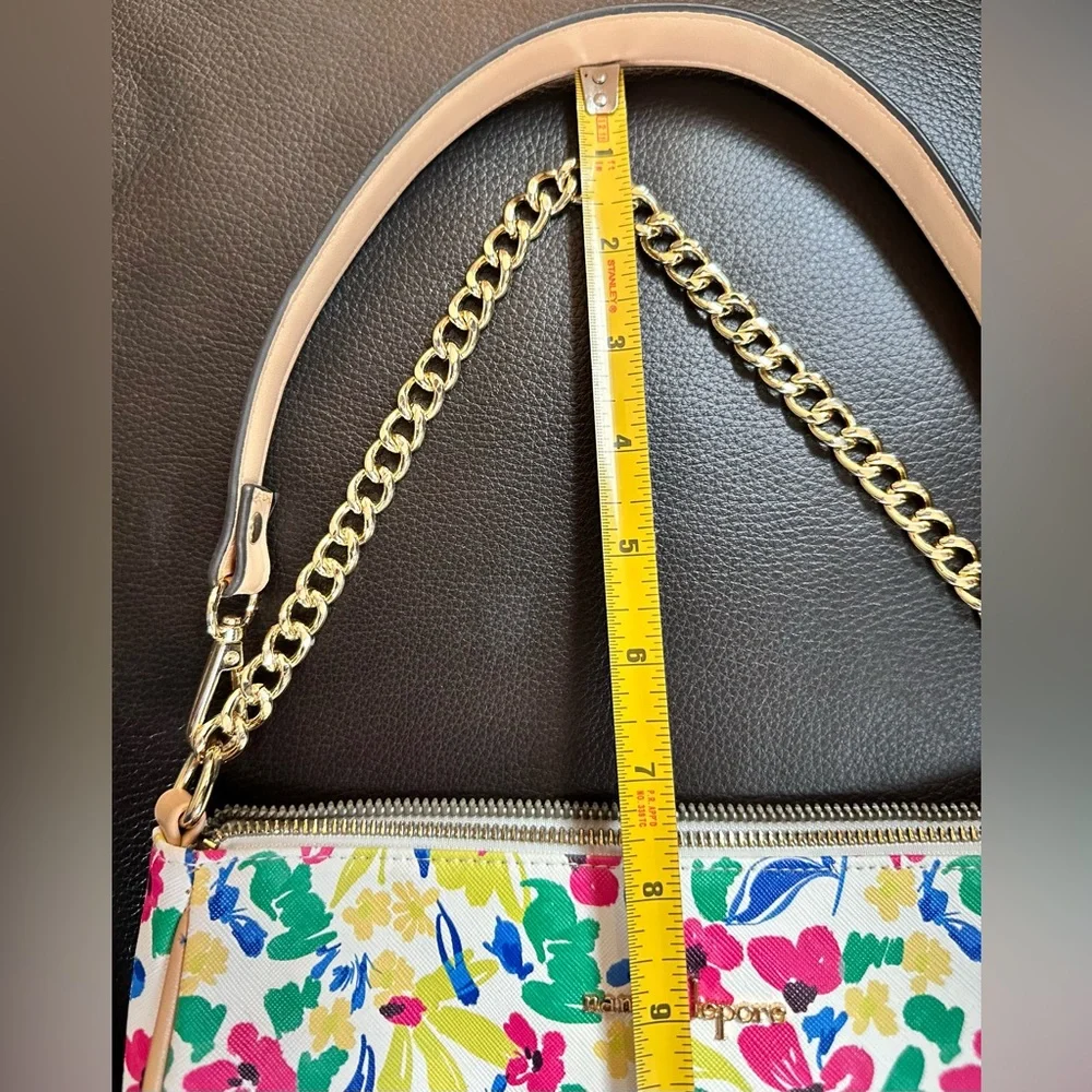 Nanette Lepore! Floral Shoulder Bag w/Chain- Tatianna Print - Picture 6 of 7